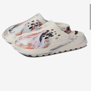 Cool Planet by Steve Madden Currentt Slip Ons Marble White 6